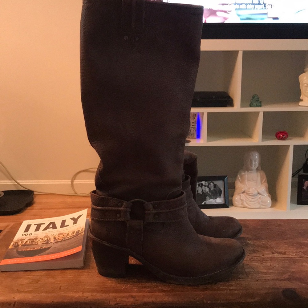 brown frye carmen harness tall